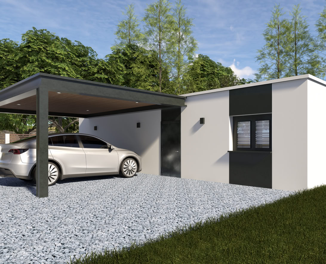 Casa prefabricada low cost modelo Barcelona