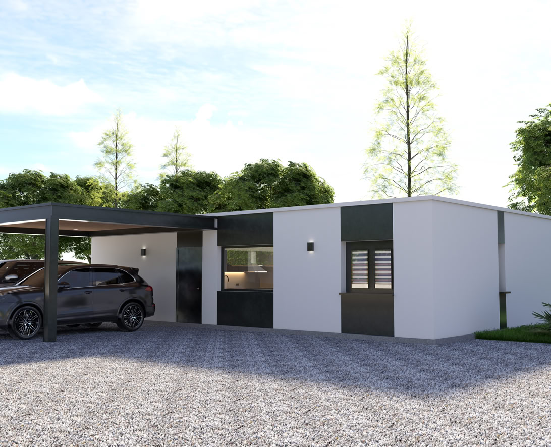 Casa prefabricada low cost modelo Madrid